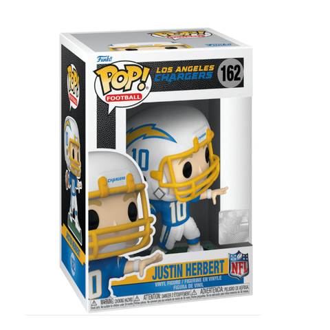 NFL FOOTBALL: LOS ANGELES CHARGERS - JUSTIN HERBERT (HOME JERSEY) POP!