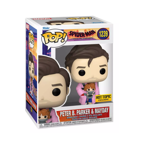 MARVEL: SPIDER-MAN ACROSS THE SPIDERVERSE - PETER B PARKER & MAYDAY (EXCLUSIVE) POP!