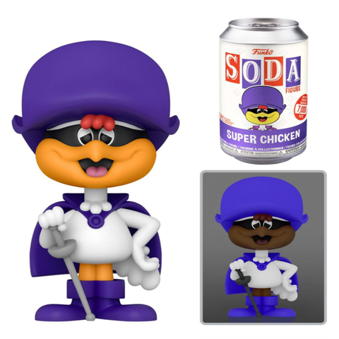 ANIMATION: SUPER CHICKEN - SUPER CHICKEN VINYL SODA FIGURE!