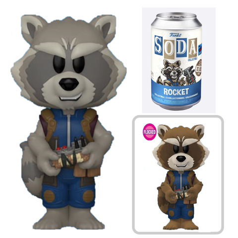 MARVEL: GUARDIANS OF THE GALAXY VOL. 2 - ROCKET (2021 FALL CONVENTION EXCLUSIVE) VINYL SODA FIGURE!