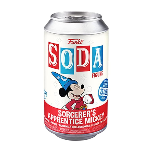 DISNEY: FANTASIA - SORCERER'S APPRENTICE MICKEY VINYL SODA FIGURE!