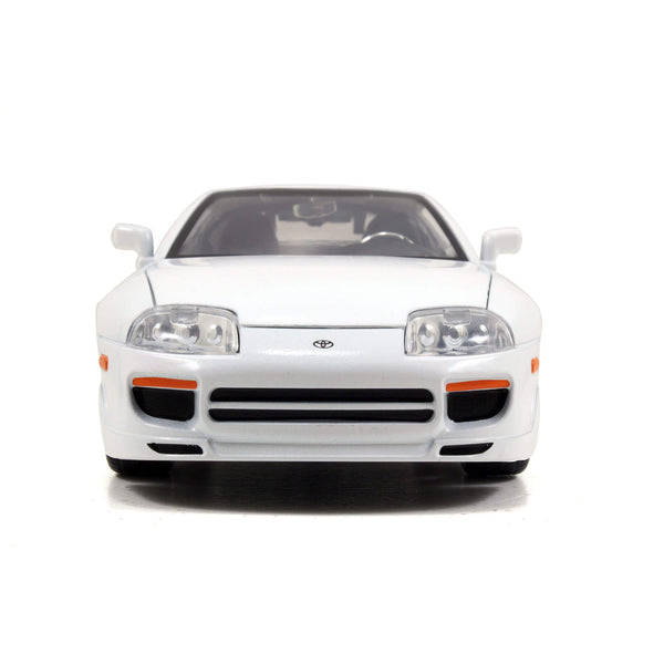 JADA TOYS: FAST & FURIOUS - BRIAN'S TOYOTA SUPRA (1: 24 SCALE WHITE DIE-CAST CAR)