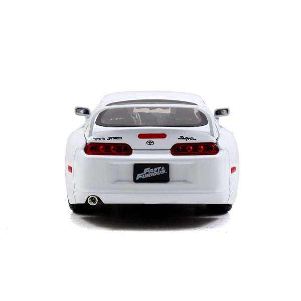 JADA TOYS: FAST & FURIOUS - BRIAN'S TOYOTA SUPRA (1: 24 SCALE WHITE DIE-CAST CAR)