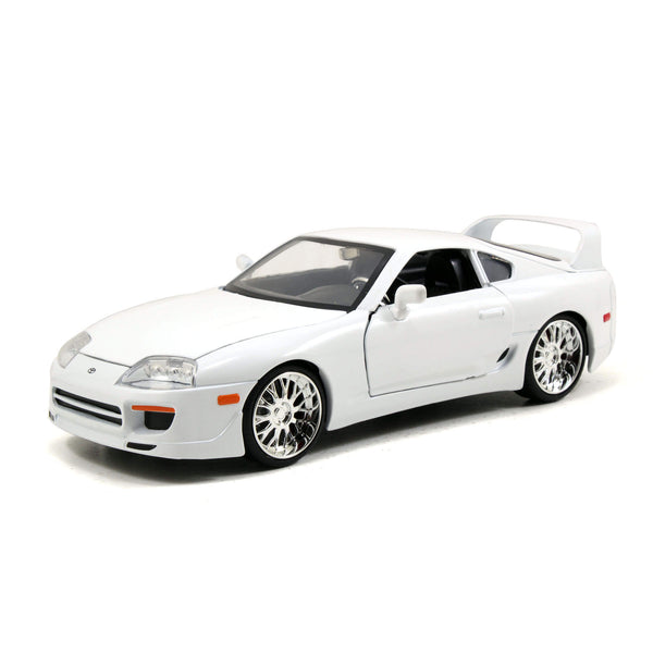 JADA TOYS: FAST & FURIOUS - BRIAN'S TOYOTA SUPRA (1: 24 SCALE WHITE DIE-CAST CAR)