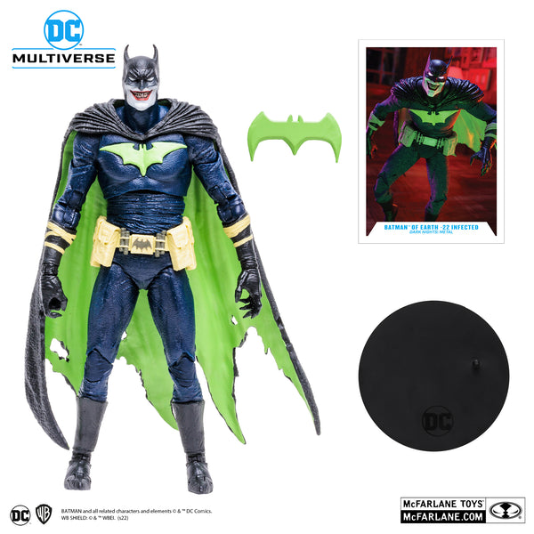 DC MULTIVERSE DARK KNIGHTS METAL: BATMAN OF EARTH-22 INFECTED (THE BATMAN WHO LAUGHS AS BATMAN) 7-INCH ACTION FIGURE