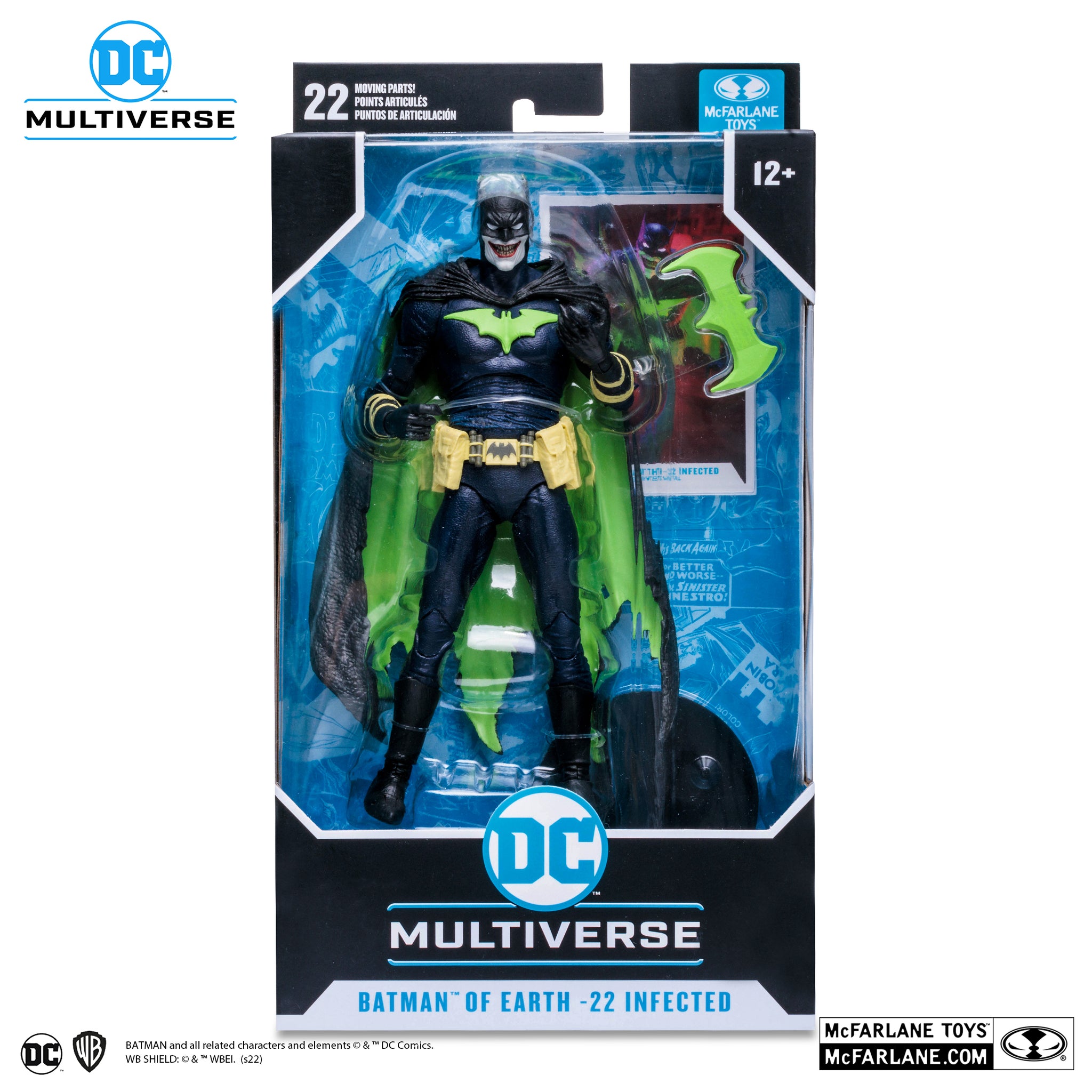 DC MULTIVERSE DARK KNIGHTS METAL: BATMAN OF EARTH-22 INFECTED (THE BATMAN WHO LAUGHS AS BATMAN) 7-INCH ACTION FIGURE