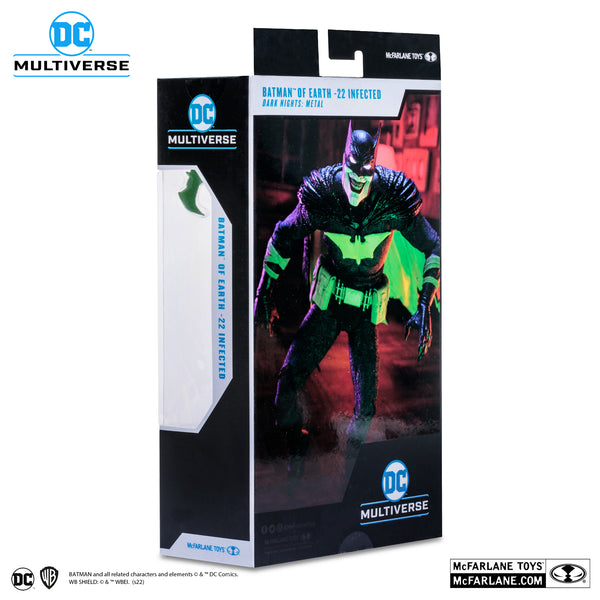 DC MULTIVERSE DARK KNIGHTS METAL: BATMAN OF EARTH-22 INFECTED (THE BATMAN WHO LAUGHS AS BATMAN) 7-INCH ACTION FIGURE