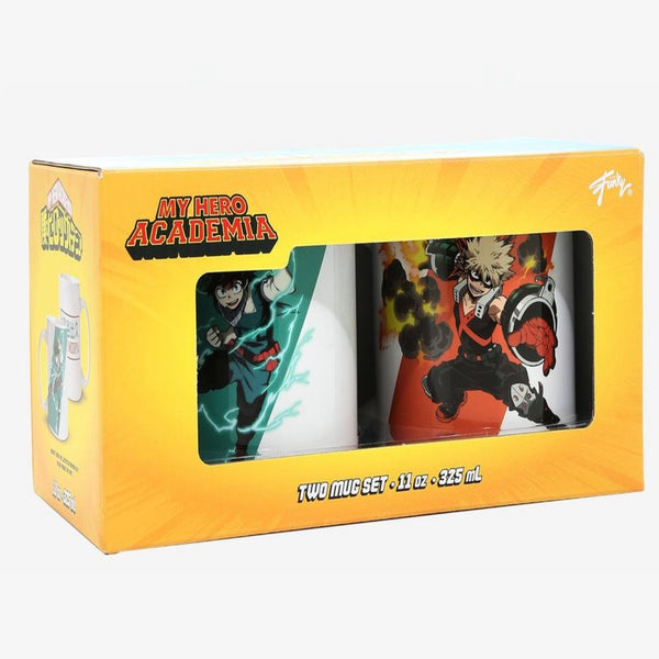 MY HERO ACADEMIA: IZUKU MIDORIYA DEKU & KATSUKI BAKUGO TWO MUG SET