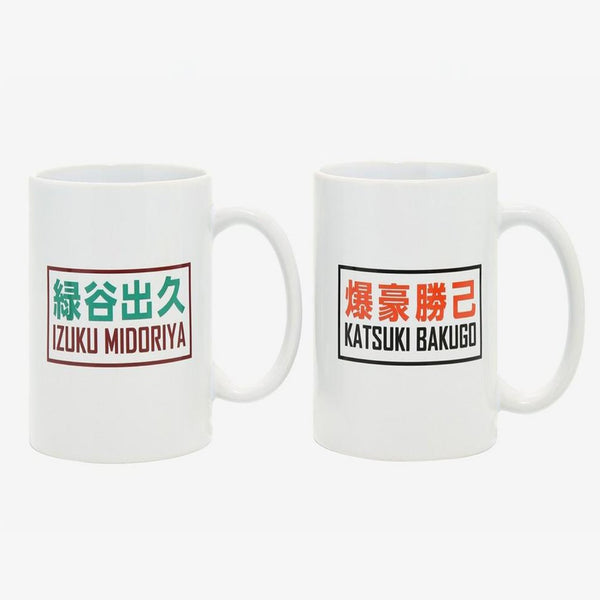 MY HERO ACADEMIA: IZUKU MIDORIYA DEKU & KATSUKI BAKUGO TWO MUG SET