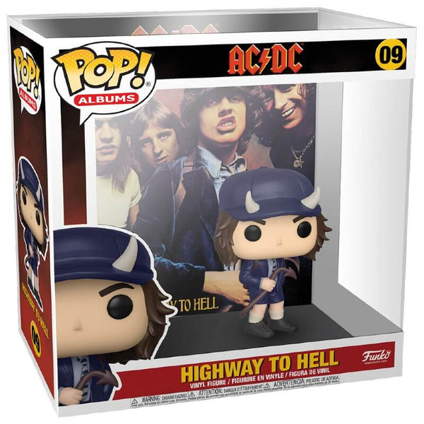 ROCKS: AC / DC - HIGHWAY TO HELL ALBUM FIGURE WITH HARD CASE POP!