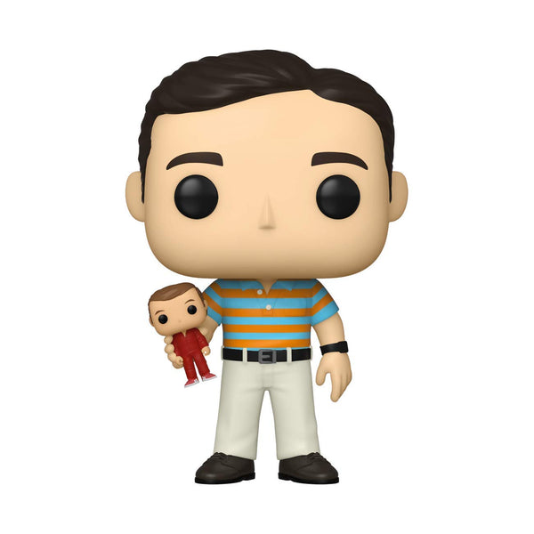 THE 40-YEAR-OLD VIRGIN - ANDY HOLDING STEVE AUSTIN (CHASE LIMITED EDITION) POP!