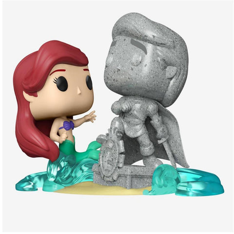 MOVIE MOMENT: THE LITTLE MERMAID - ARIEL WITH ERIC STATUE (2-PACK EXCLUSIVE) POP! SET