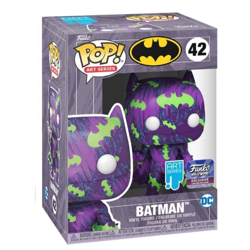 DC UNIVERSE: SUPER HEROES - BATMAN (HOLLYWOOD ART SERIES EXCLUSIVE) POP! WITH PROTECTOR!