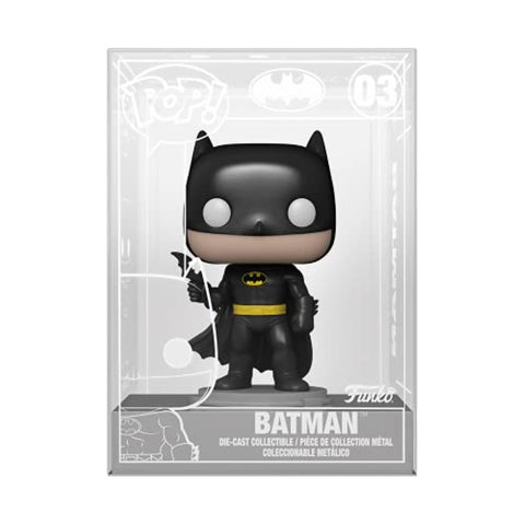 DC UNIVERSE: SUPER HEROES - DIE-CAST BATMAN (EXCLUSIVE) POP!