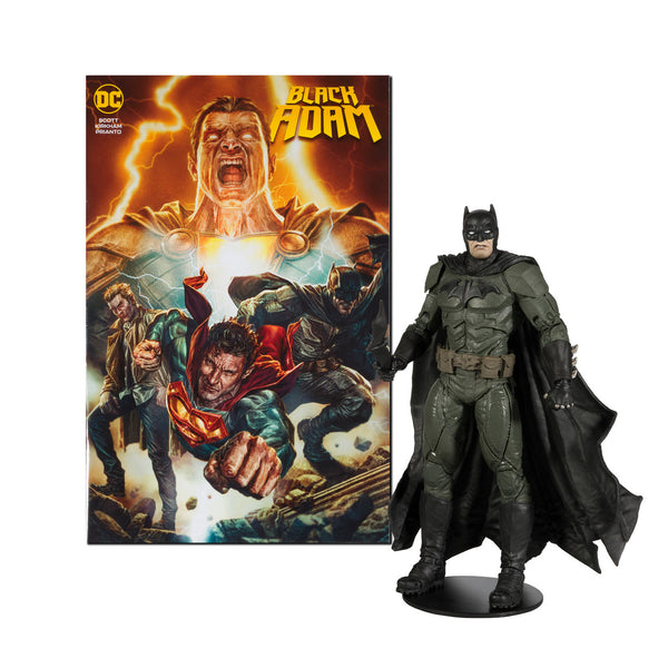 DC DIRECT: PAGE PUNCHERS - BATMAN 7-INCH ACTION FIGURE WITH BLACK ADAM COMIC