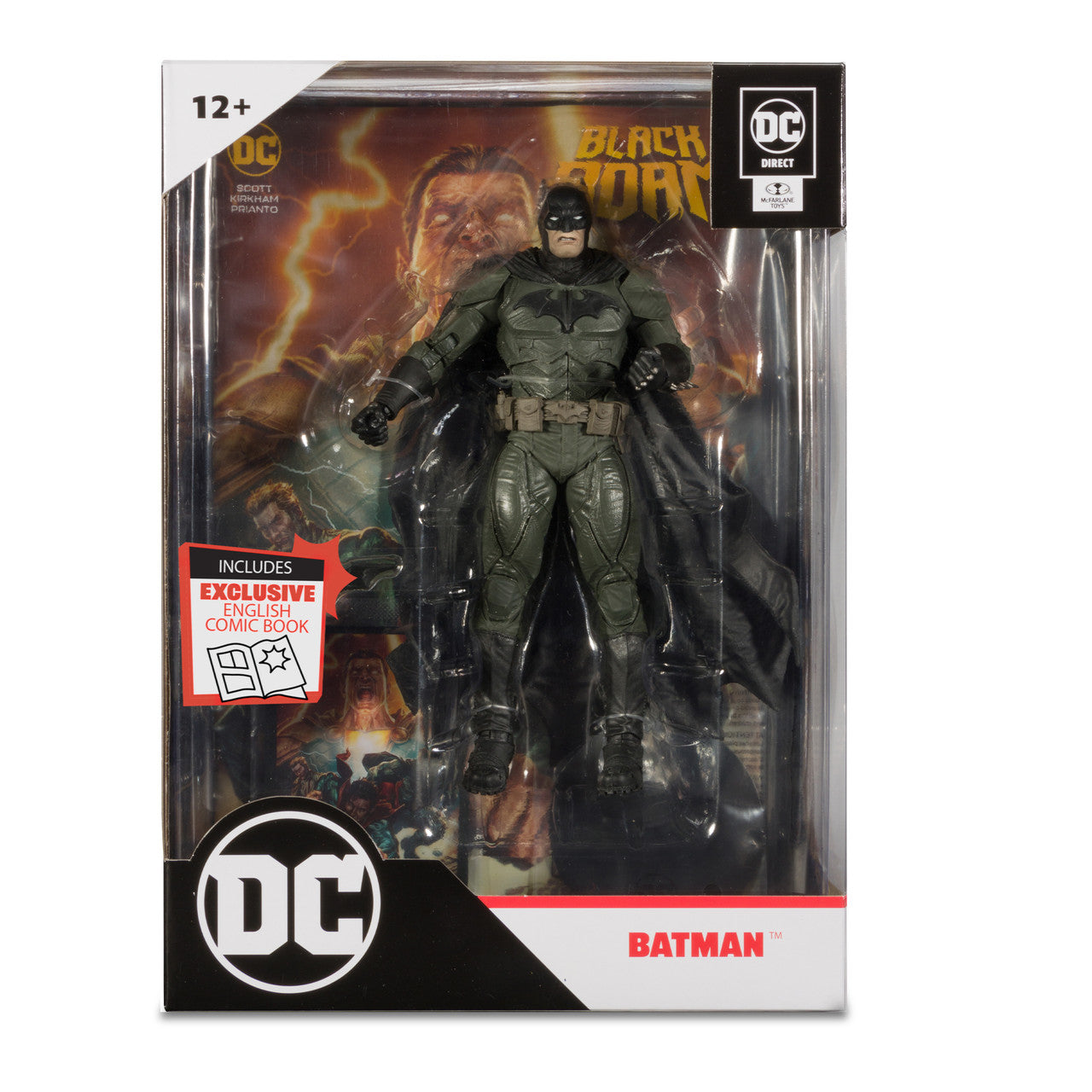 DC DIRECT: PAGE PUNCHERS - BATMAN 7-INCH ACTION FIGURE WITH BLACK ADAM COMIC