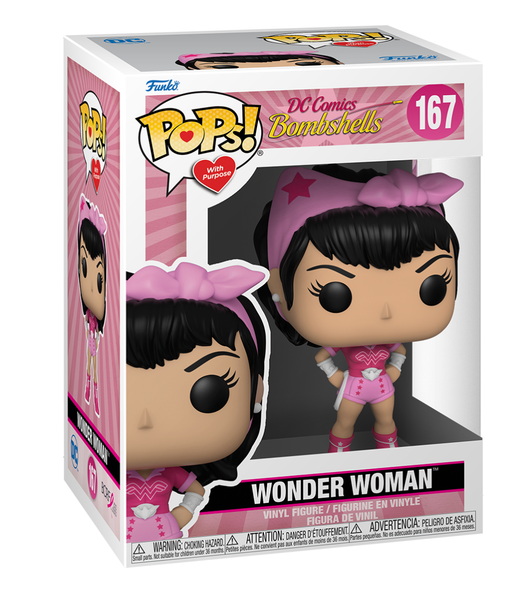 WITH PURPOSE: DC UNIVERSE - BREAST CANCER AWARENESS WONDER WOMAN POP!
