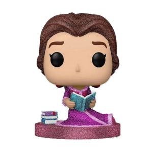 DISNEY: BEAUTY AND THE BEAST - BELLE (READING BOOK DIAMOND GLITTER EXCLUSIVE) POP!