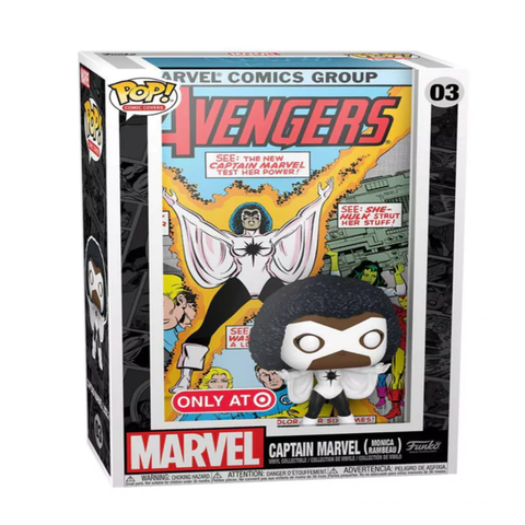 COMIC COVERS: THE AVENGERS - CAPTAIN MARVEL (MONICA RAMBEAU EXCLUSIVE) POP!