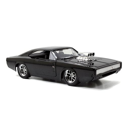 JADA TOYS: FAST & FURIOUS - 1970 DODGE CHARGER R/T (1: 24 SCALE BLACK DIE-CAST CAR)