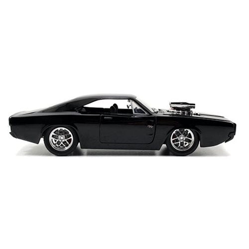 JADA TOYS: FAST & FURIOUS - 1970 DODGE CHARGER R/T (1: 24 SCALE BLACK DIE-CAST CAR)