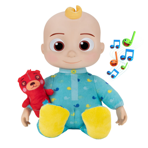 COCOMELON BEDTIME JJ MUSICAL PLUSH 10-INCH DOLL WITH SOUND