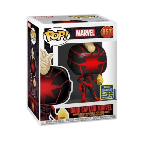 MARVEL HEROES - DARK CAPTAIN MARVEL (2020 SUMMER CONVENTION EXCLUSIVE) POP!