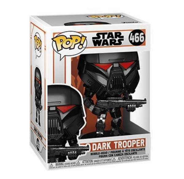 STAR WARS: THE MANDALORIAN: DARK TROOPER (BATTLE) POP!