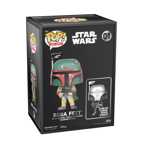 STAR WARS: DIE-CAST BOBA FETT (EXCLUSIVE) POP!