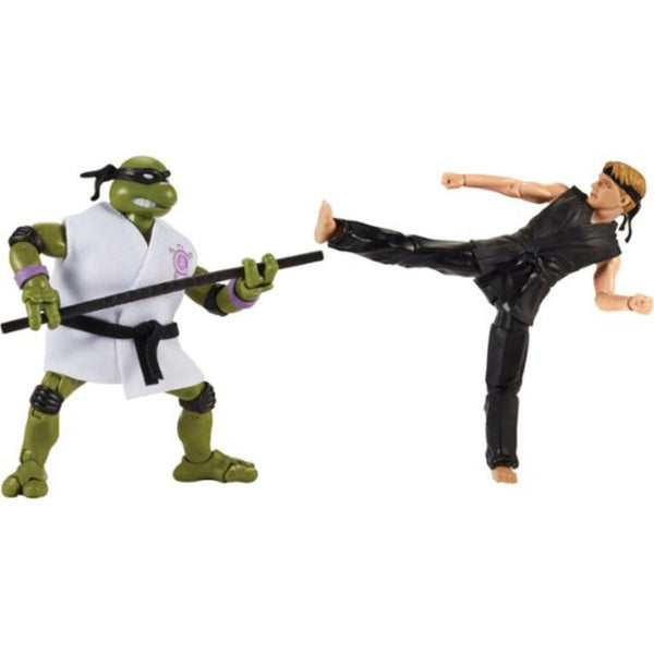 TEENAGE MUTANT NINJA TURTLES VS COBRA KAI - DONATELLO X JOHNNY LAWRENCE 2-PACK 6-INCH ACTION FIGURES