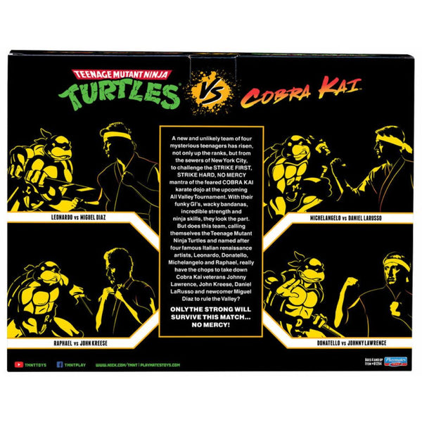 TEENAGE MUTANT NINJA TURTLES VS COBRA KAI - DONATELLO X JOHNNY LAWRENCE 2-PACK 6-INCH ACTION FIGURES