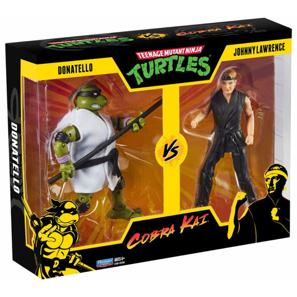 TEENAGE MUTANT NINJA TURTLES VS COBRA KAI - DONATELLO X JOHNNY LAWRENCE 2-PACK 6-INCH ACTION FIGURES