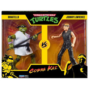 TEENAGE MUTANT NINJA TURTLES VS COBRA KAI - DONATELLO X JOHNNY LAWRENCE 2-PACK 6-INCH ACTION FIGURES