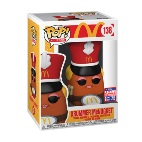 AD ICONS: MCDONALDS MCNUGGETS - DRUMMER MCNUGGET (2021 SUMMER CONVENTION EXCLUSIVE) POP! POP!