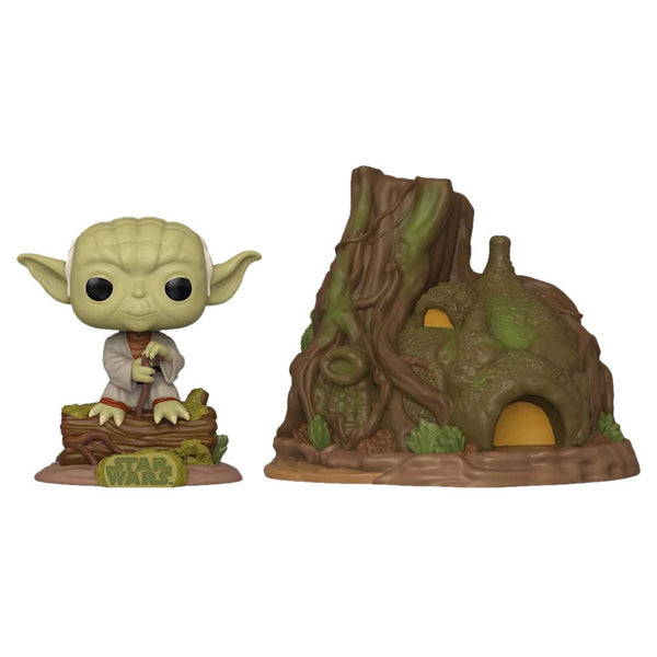 STAR WARS: THE EMPIRE STRIKES BACK - DAGOBAH YODA WITH HUT DELUXE POP!