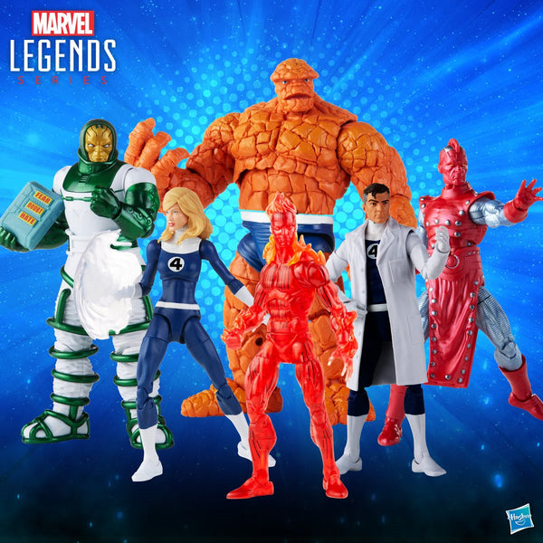 MARVEL LEGENDS FANTASTIC FOUR WAVE 1 - 6-INCH ACTION FIGURES SET