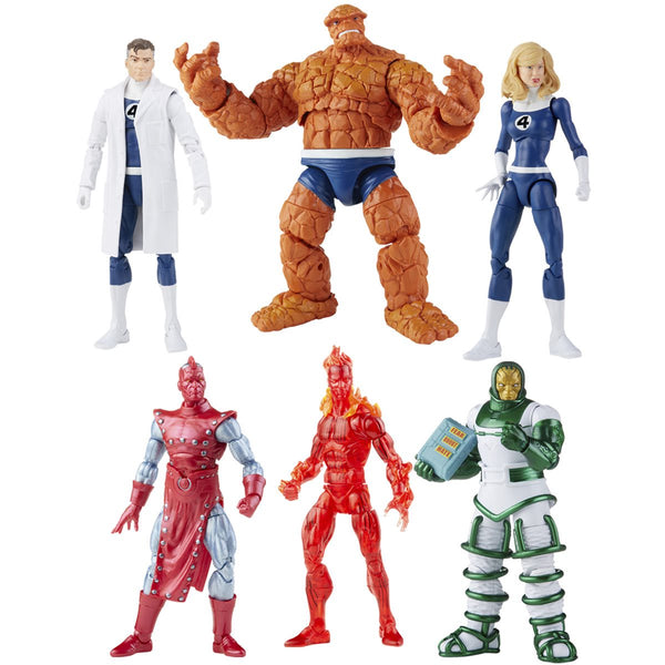 MARVEL LEGENDS FANTASTIC FOUR WAVE 1 - 6-INCH ACTION FIGURES SET