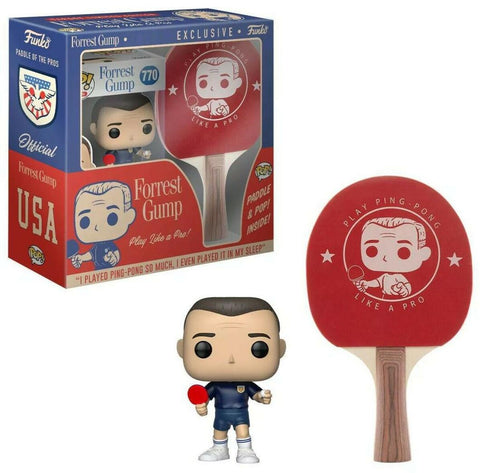COLLECTOR'S BOX: FORREST GUMP - FORREST GUMP (BLUE PING PONG OUTFIT) POP! & PADDLE (EXCLUSIVE)