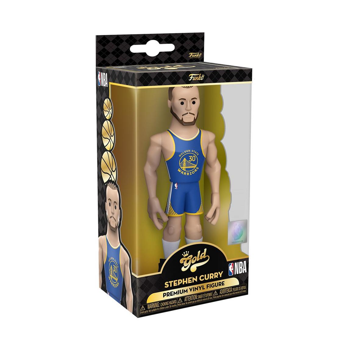 NBA BASKETBALL: GOLDEN STATE WARRIORS - STEPHEN CURRY 5-INCH GOLD PREMIUM VINYL FIGURE