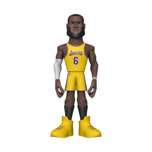 NBA BASKETBALL: LOS ANGELES LAKERS - LEBRON JAMES 5-INCH GOLD PREMIUM VINYL FIGURE