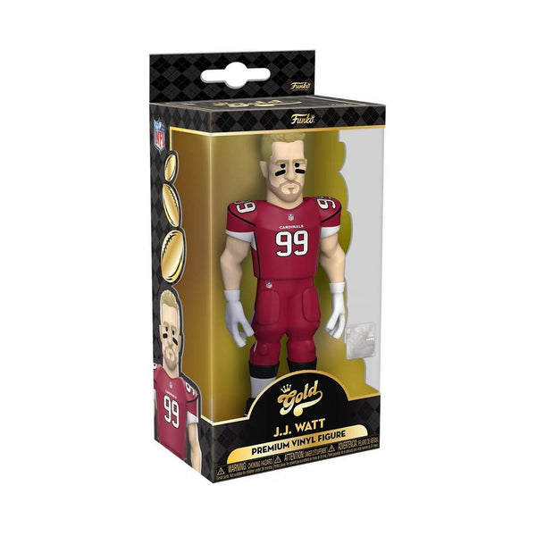 NFL FOOTBALL: ARIZONA CARDINALS - JJ WATT 5-INCH GOLD PREMIUM VINYL FIGURE