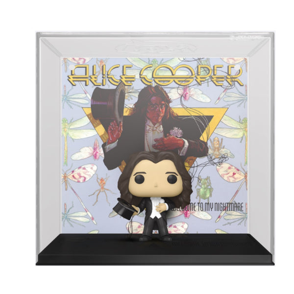 ALBUM ROCKS - ALICE COOPER WELCOME TO MY NIGHTMARE ALBUM FIGURE WITH CASE POP!