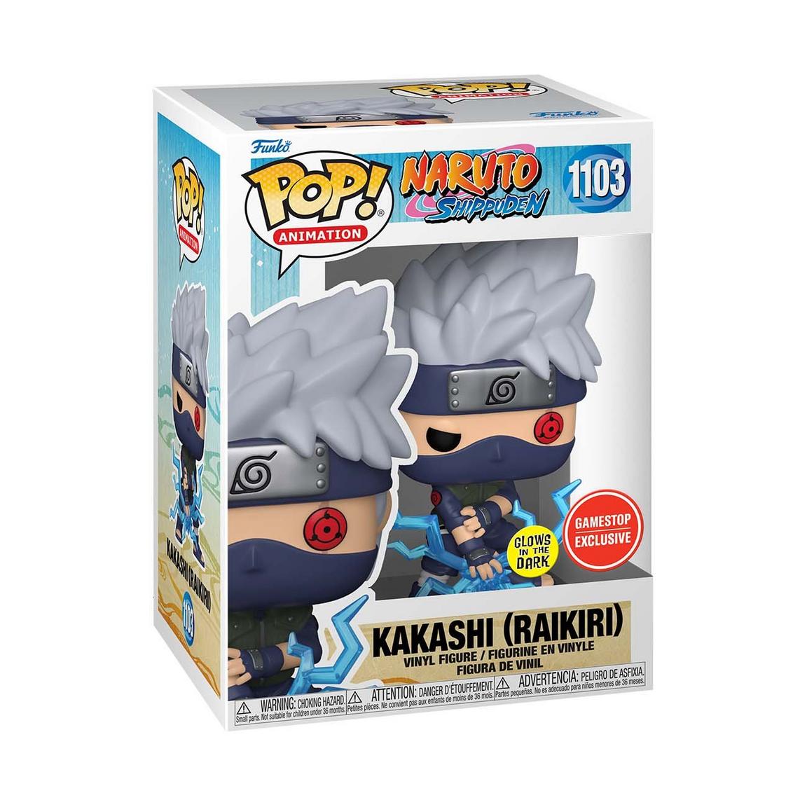 ANIMATION: NARUTO SHIPPUDEN - KAKASHI (RAIKIRI GLOW IN THE DARK EXCLUSIVE) POP!