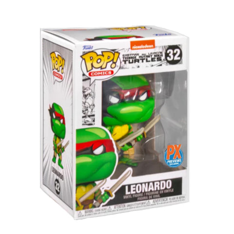 COMICS: TEENAGE MUTANT NINJA TURTLES - LEONARDO (EXCLUSIVE) POP!