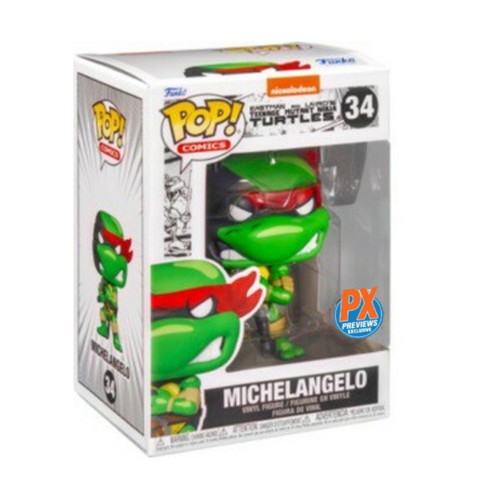 COMICS: TEENAGE MUTANT NINJA TURTLES - MICHELANGELO (EXCLUSIVE) POP!