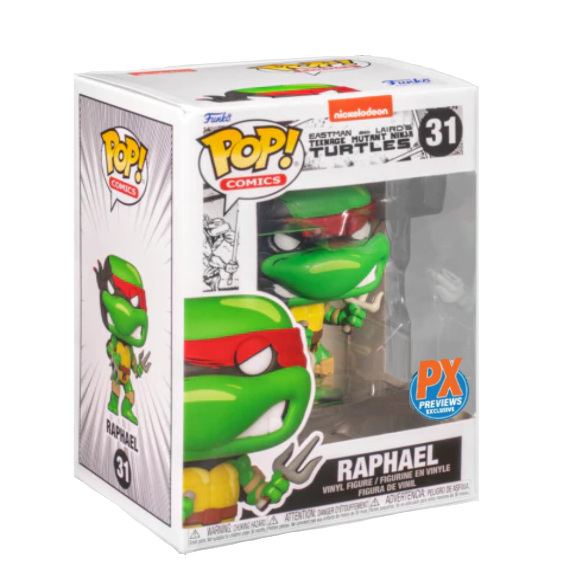 COMICS: TEENAGE MUTANT NINJA TURTLES - RAPHAEL (EXCLUSIVE) POP!