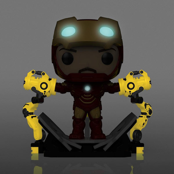 MARVEL HEROES - IRON MAN WITH GANTRY (PX EXCLUSIVE) DELUXE POP!