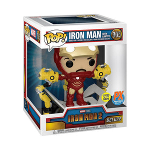 MARVEL HEROES - IRON MAN WITH GANTRY (PX EXCLUSIVE) DELUXE POP!