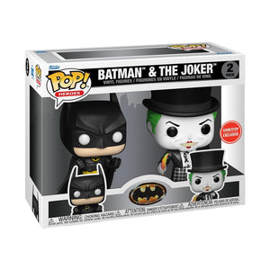 DC UNIVERSE: SUPER HEROES - 1989 BATMAN & THE JOKER (EXCLUSIVE) 2-PACK POP! SET