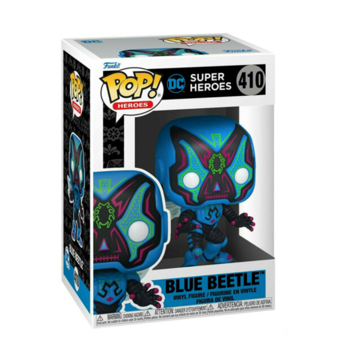 DC UNIVERSE: SUPER HEROES - BLUE BEETLE (DIA DE LOS MUERTOS) POP!